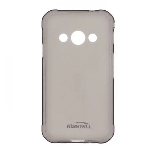 Kisswill silikonski ovitek za Samsung Galaxy Xcover 3 G388 - prozorno črn