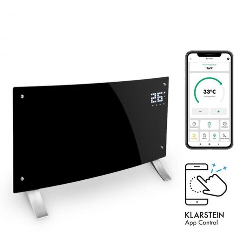Klarstein Bornholm Curved Smart konvekcijski grijač, Crna Cijene