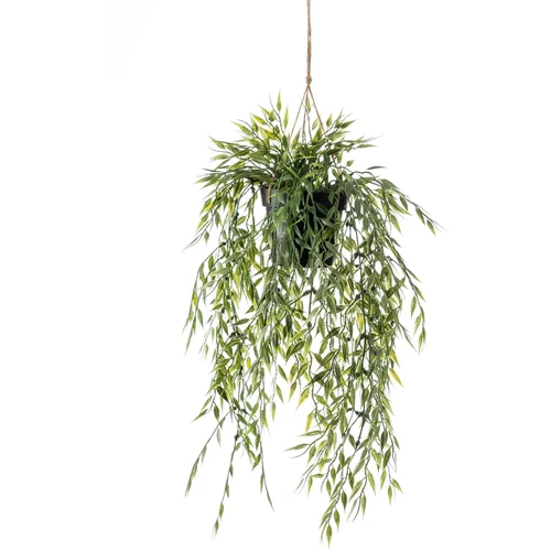 Emerald umjetni viseći grm bambusa u posudi 50 cm