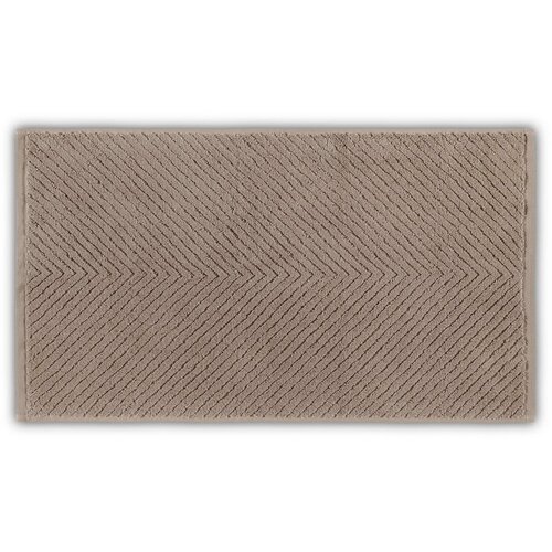 Foutastic Rjava bombažna brisača 71x40 cm Chevron - Foutastic Cene