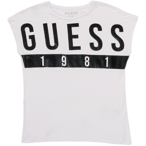 Guess Majice s kratkimi rokavi BELIO Bela Slike