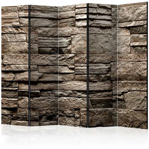  Paravan u 5 dijelova - Beautiful Brown Stone II [Room Dividers] 225x172 Slike