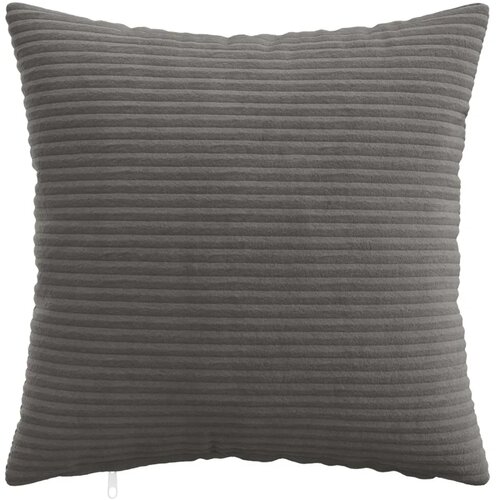  Presvlaka za jastuk 2 pcs HEERLEN Tamnosiva 45 x 45 cm Kord - Tamnosiva 45 x 45 cm 2 Slike