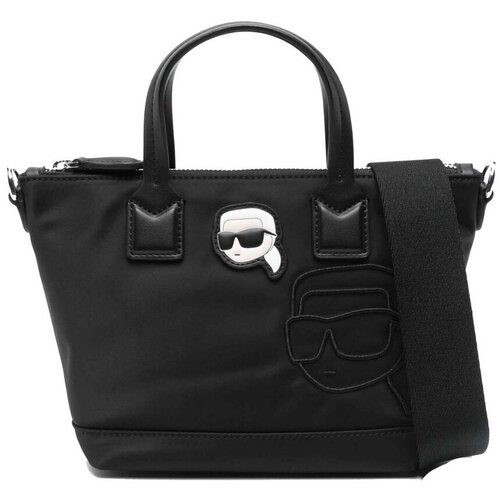 Karl Lagerfeld Torbe IKON NYLON NFT SM TOTE Črna Slike