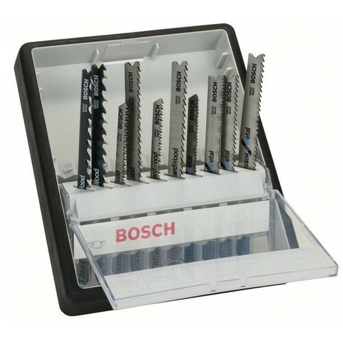 Bosch set listova za pilu robustline (drvo/metal/plastika, 10 -dij., t-zavr&amp;scaron;etak) Slike