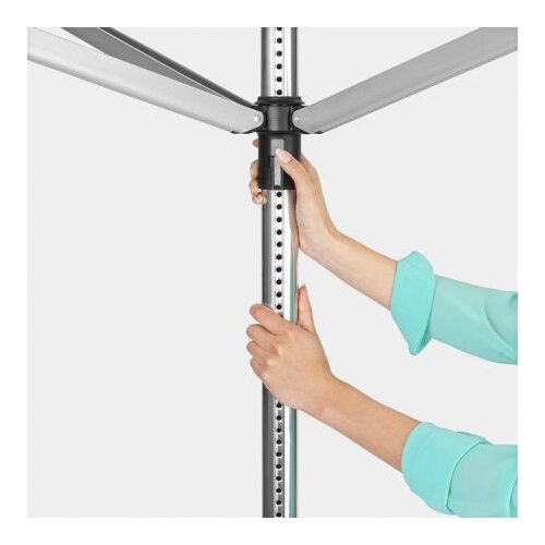 Brabantia zunanji su&amp;scaron;ilnik za perilo Lift-O-Matic, 50m sivo Slike