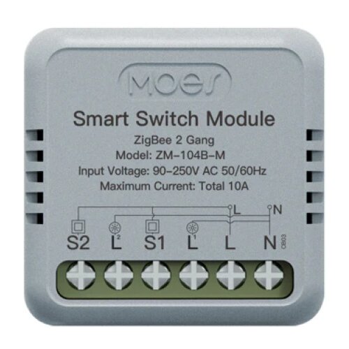 Moes® zm-105-m-ms dimer modul (hidden) 2 prekidaca smart zigbee ( 400-1198 ) Cene