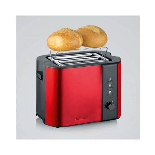 Severin AT2217 toaster, 2 rezini, rdeč Slike