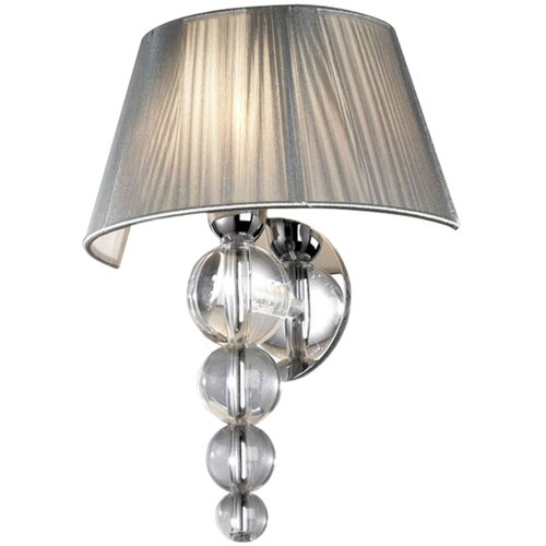 Schuller Živo srebro Clear Wall Lamp, (21006558) Cene