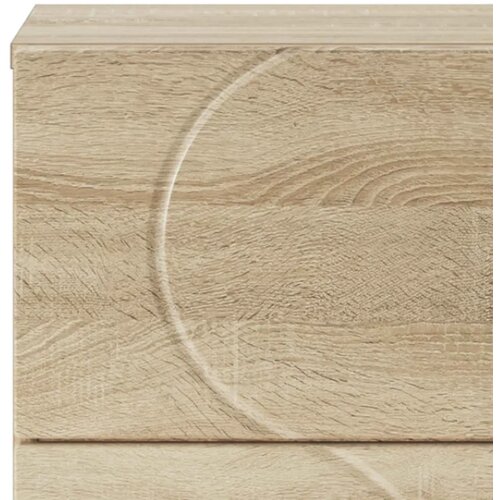  Komoda Hrast sonoma 33.5 x 34.5 x 75 cm Konstruirano drvo - Hrast sonoma Slike