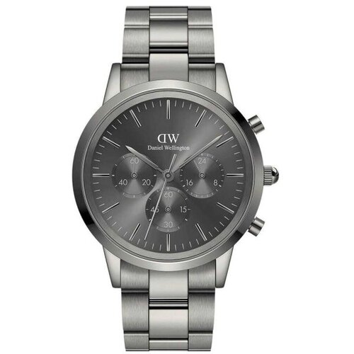 Daniel Wellington muški analogni ručni sat DW00100643 iconic chronograph link graphit Cene
