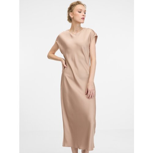 Orsay Beige women&amp;#039;s midi dress - Women&amp;#039;s Slike
