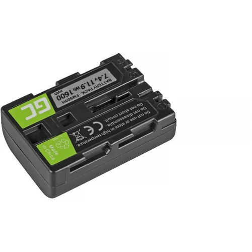 Green cell Baterija NP-FM50 za Sony CCD-TRV106K / CCD-TRV108, 1600 mAh