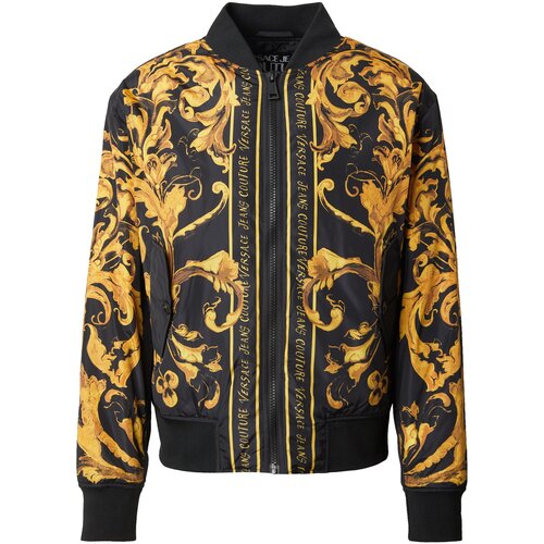 Versace Jeans Couture Prijelazna jakna zlatno žuta / crna Slike