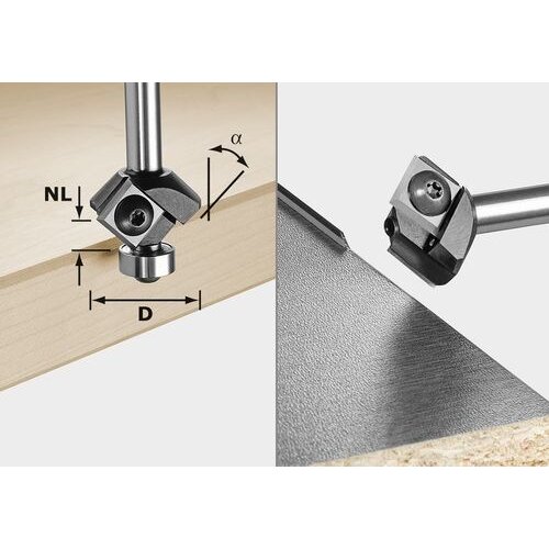 Festool Glodalo S8 HW 45&deg; D27 12x12 KL, F 499807 Cene