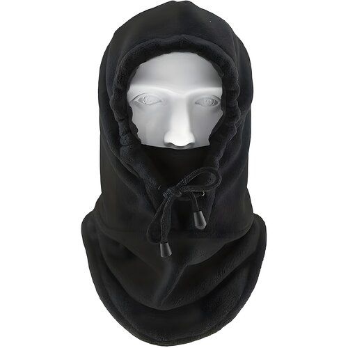  Zimska fleece balaklava s kapuljačom - Crna/Tip2 Slike
