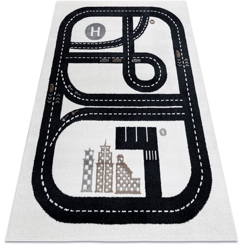 RugsX Preproge Preproga FUN Track za otroke, ulica, mesto 200x290 cm Bež Cene