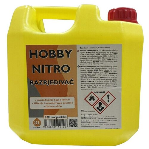 Univerzalni nitro razrjeđivač Hobby Nitro (3 l) Cijene