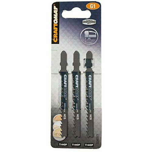 CRAFTOMAT Listovi za ubodnu pilu T 144 DP (Meko drvo / ploča od iverice, 3 -dij., T-zavr&amp;scaron;etak) Slike