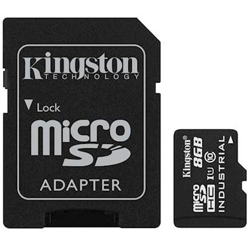 Kingston Spominska kartica Industrial Micro SDHC Class 10 UHS-I U3, 8 GB + adapter Cene