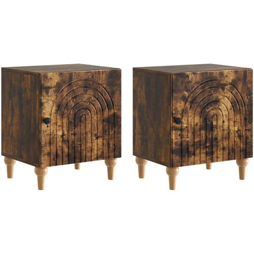  Nočna omarica 2 pcs Dimljen hrast 43 x 34,5 x 50 cm, (5000233673) Cene