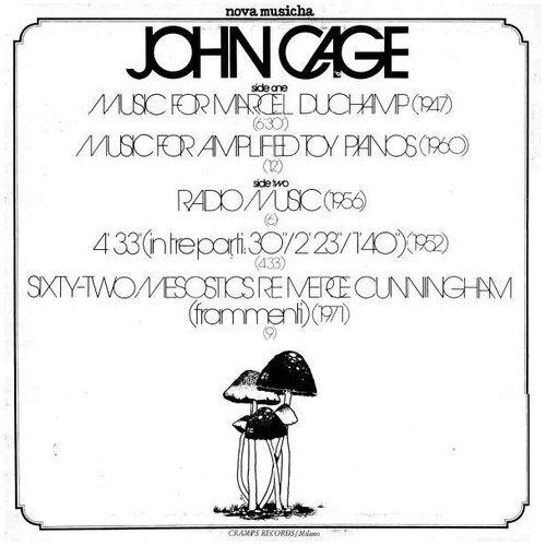  Cage, John - John Cage -Coloured- Cene