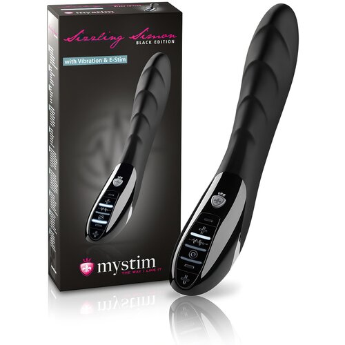 Mystim Vibrator Sizzling Simon E-Stim - Black Edition Cene