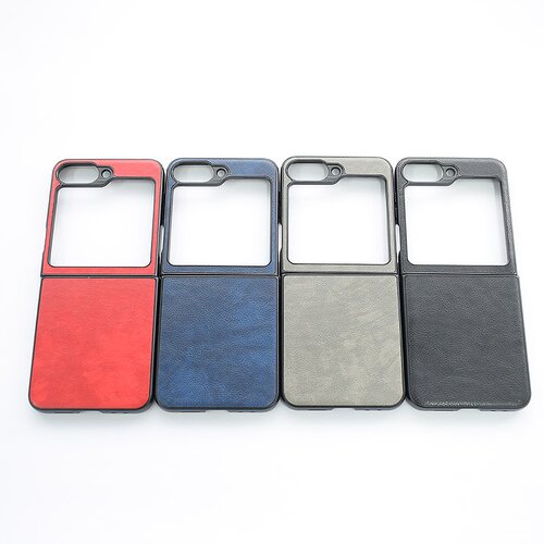  Maska za Samsung Galaxy Z Flip 6/ F741B Leather crna Cene