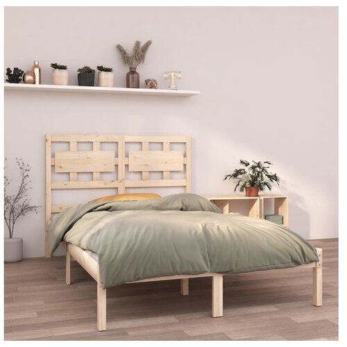  Posteljni okvir iz trdnega lesa 120x190 cm 4FT Slike