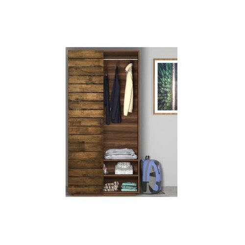 Hanah home Ormar Rb-167, 90x184x48 cm, , Smeđa Slike