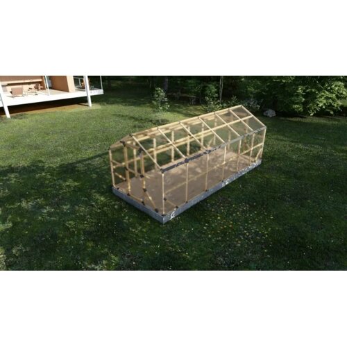  Drveni plastenik CASA XXL 2.6m x 6m, polykarbonat 4mm Cijene