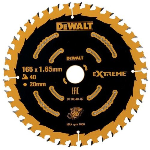 Dewalt List kružne pile 165x20x40 zuba vanjski rub bez kabela DT10640 Cene