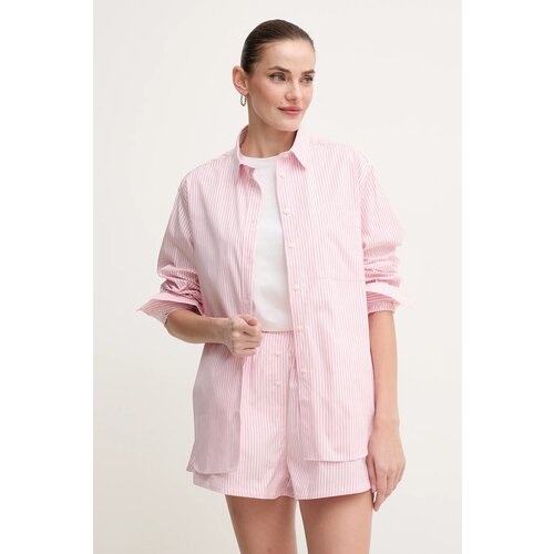 Lacoste Srajce & Bluze LONG SLEEVED SHIRT Rožnata Cene