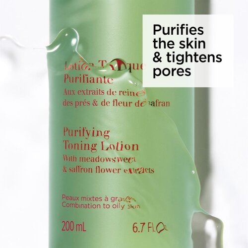 Clarins Cleansing Purifying Toning Lotion toner za či&amp;scaron;ćenje za mje&amp;scaron;ovitu i masnu kožu 200 ml Slike
