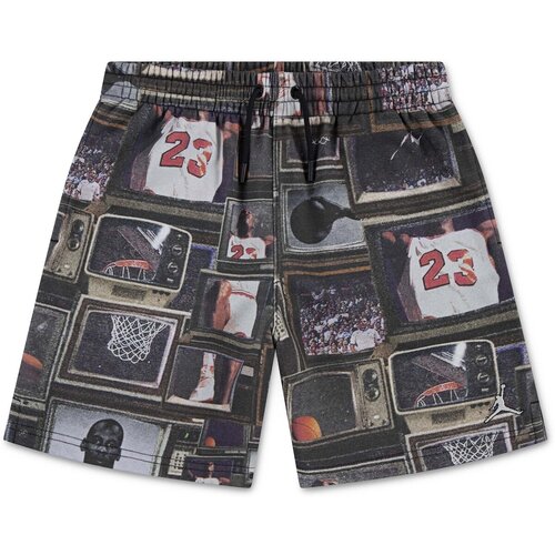 Nike Kratke hlače &amp;amp; Bermuda Jdb Mj Brklyn Aop Ft Short Črna Slike