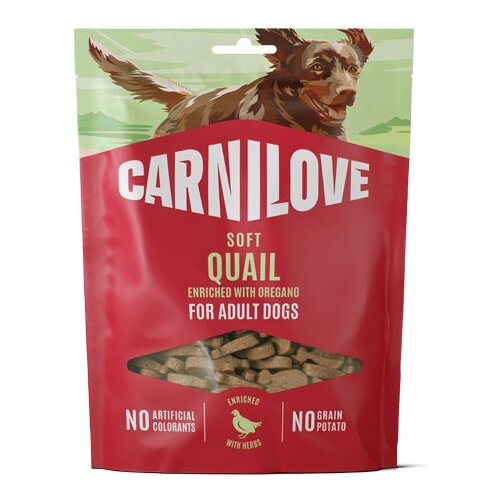 Carnilove Dog Soft mehki pribolj&scaron;ki, Prepelica in origano - 200 g Cene