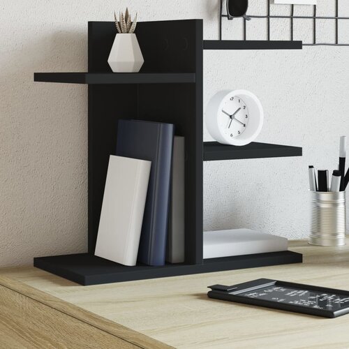vidaXL Organizator za pisalno mizo črn 42x21,5x42 cm inženirski les Cene