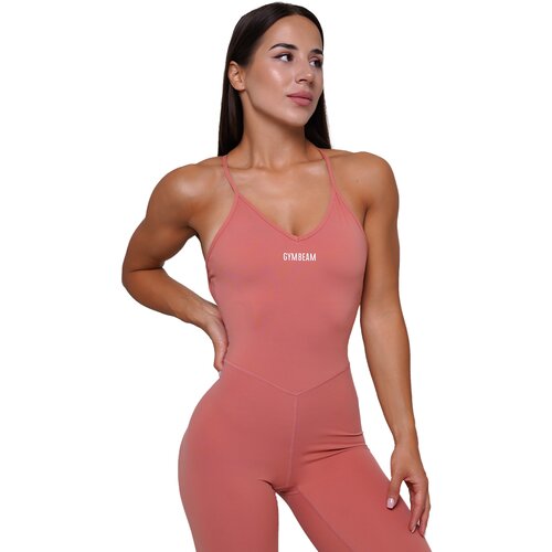 GymBeam Ženski kombinezon za vježbanje FIT Salmon Slike