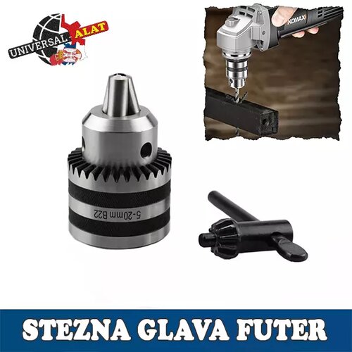  stezna glava futer za bu&amp;scaron;ilice 5-20mm Slike