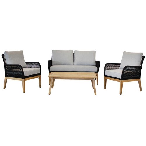 Acamp Lounge Garnitura 4-Delni Set, Siva Cene