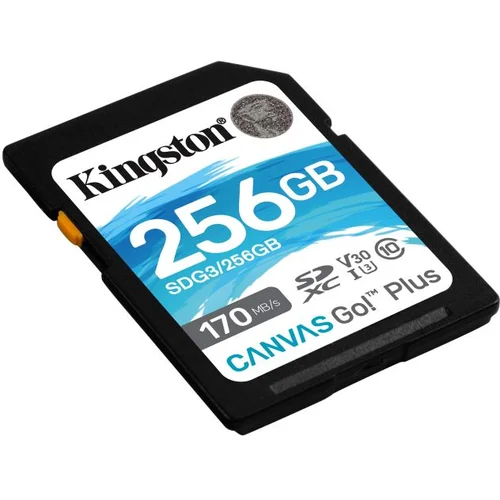 Kingston SD 256GB CanvasGoPlusSDXCr/w:170/90MB/s