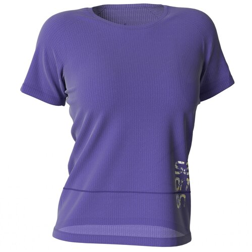 Salomon cross run graphic tee w, ženska majica za trčanje, plava LC1791000 Slike