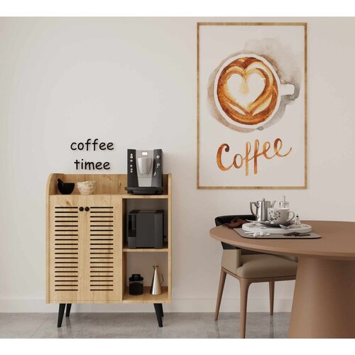 Hanah home komoda za kafe kutak Magnetar, 90 cm, hrast Sapphire Slike