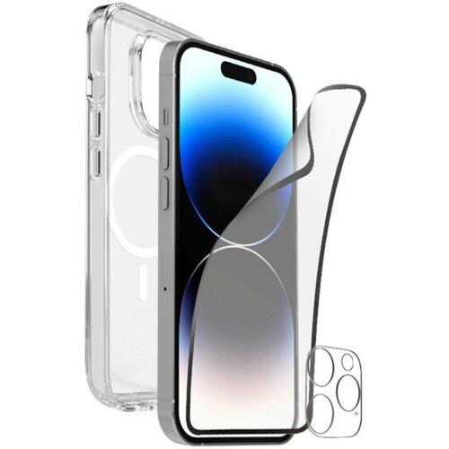 Puro kit - maska + zastitno staklo + zastita za kameru iphone 15 pro max Slike