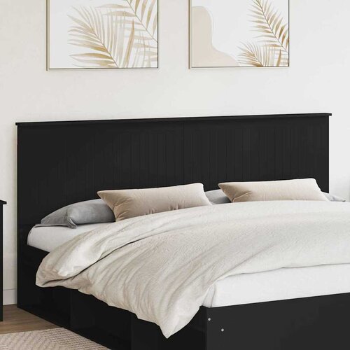 vidaXL Uzglavlje s uzglavljem Crni hrast 200 cm Konstruirano drvo Cijene