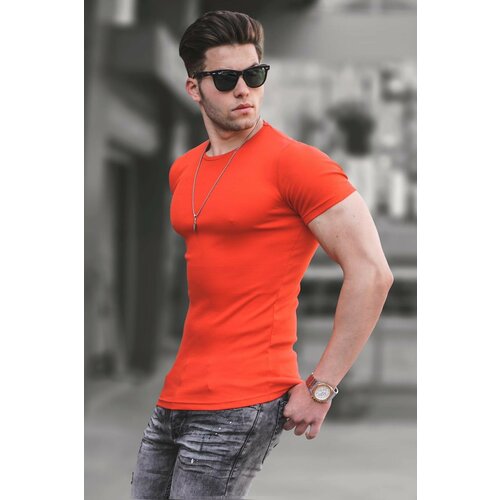 Madmext T-Shirt - Orange - Regular fit Cene