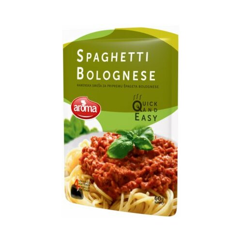 Aroma namenska smeša za pripremu špageta bolognese 60g kesica Slike