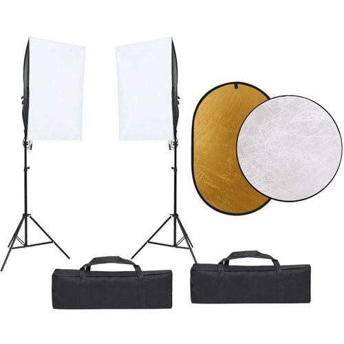 vidaXL Oprema za fotografski studio sa setom svjetala i reflektorom Cijene