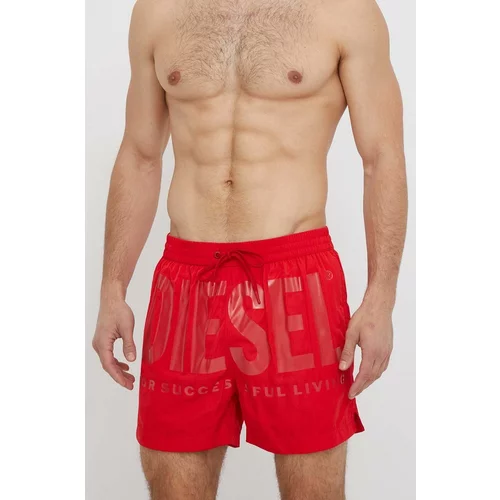 Diesel Kratke hlače za kupanje boja: crvena