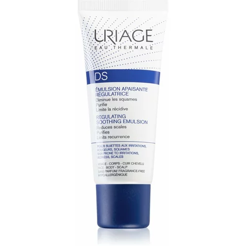 Uriage ds regulating soothing emulsion dnevna krema za obraz za vse tipe kože 40 ml unisex